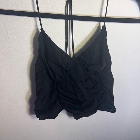 Black Tank Top Strappy - Picture 1 of 2